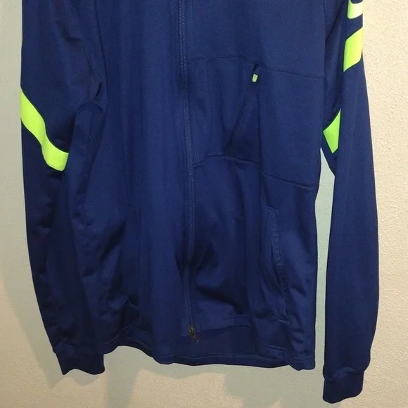 Nike Dri-Fit Strike Full Zip Hooded Jacket Blee Green Soccer M - Picture 5 of 8